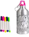 Bidon 500ml z Jednorożcem do kolorowania - tantis.pl