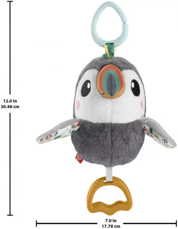 Fisher Price. Zawieszka trzepoczący tukan - tantis.pl