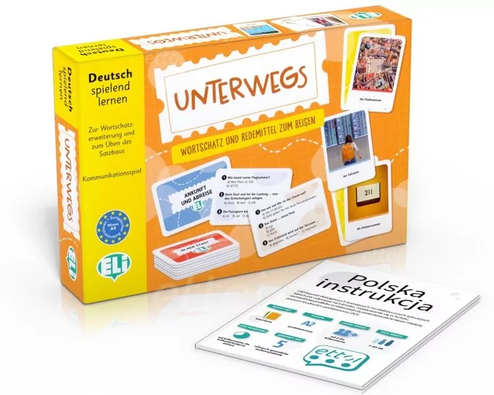 Unterwegs. Gra językowa Niemiecki A2 - tantis.pl