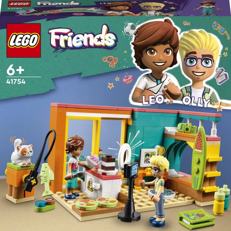Lego® FRIENDS. Pokój Leo. 41754 - tantis.pl