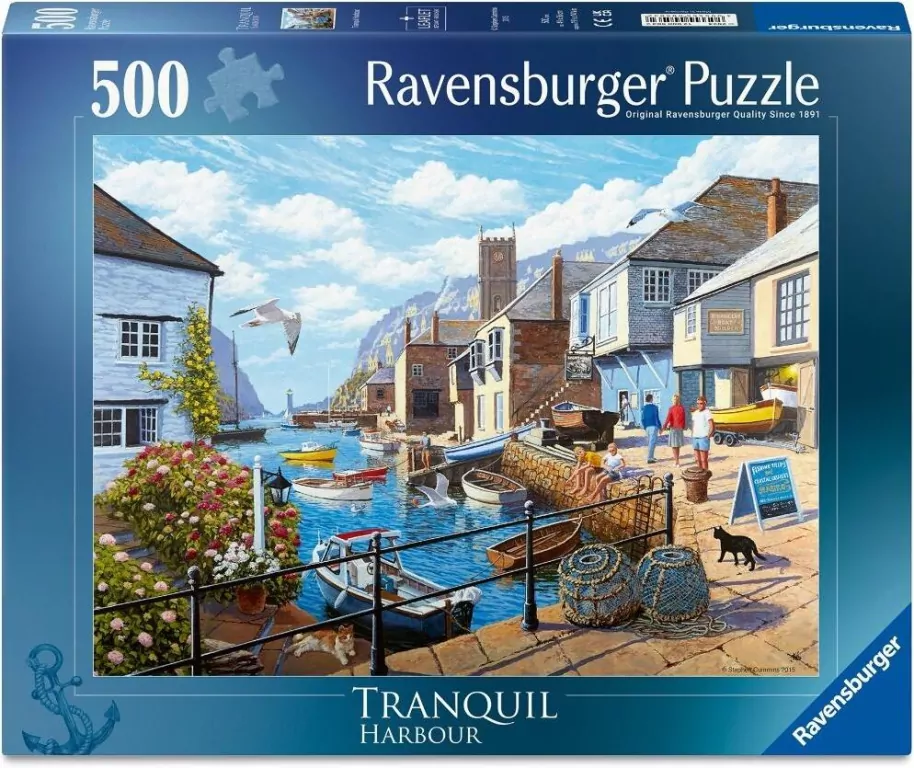 Puzzle 2D: Spokojna Przystań 500el - tantis.pl