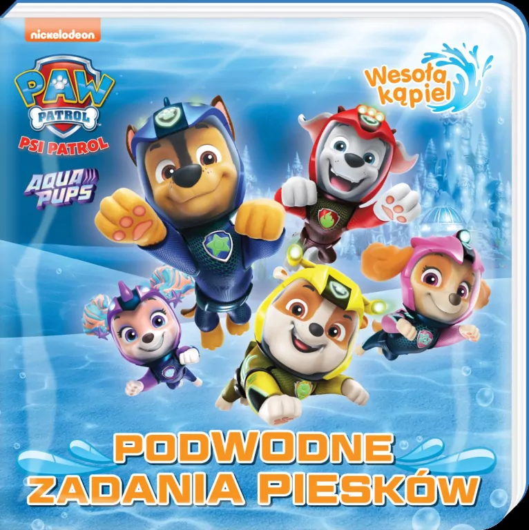 Podwodne zadania piesków. Psi Patrol. Wesoła kąpiel - tantis.pl