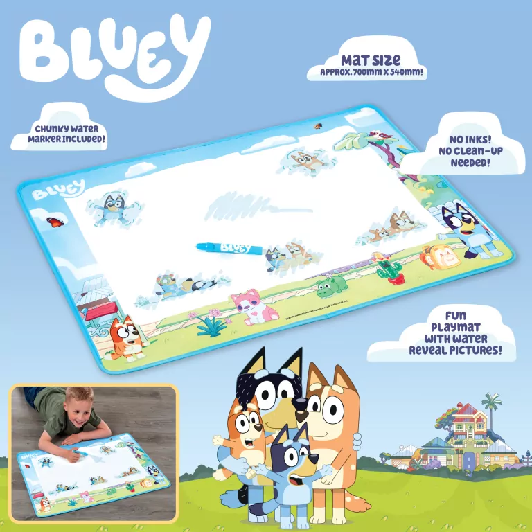 Bluey. Mata do malowania wodą - tantis.pl