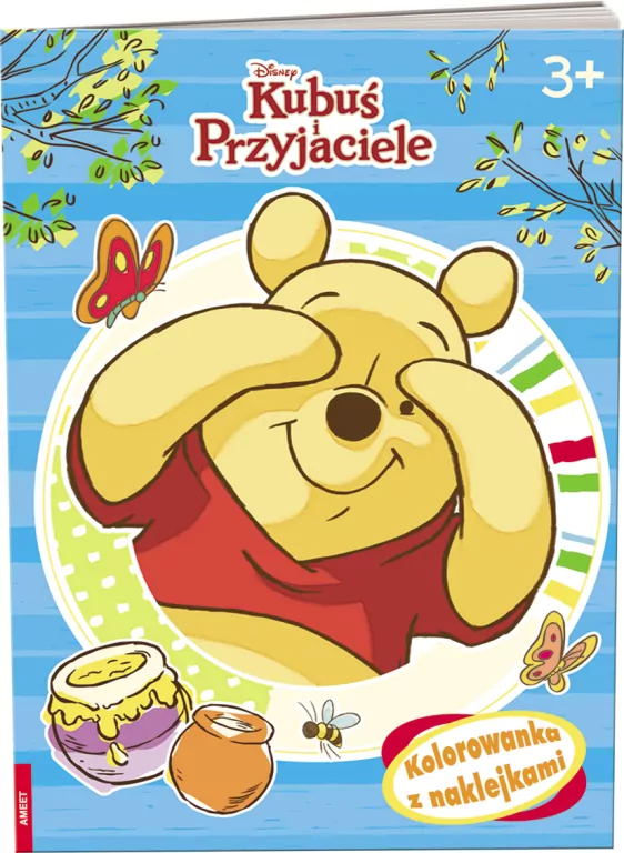 Kubuś i Przyjaciele. Kolorowanka z Naklejkami - tantis.pl