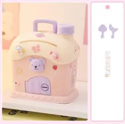 SKARBONKA DOMEK MISIA NAKLEJ 15X14X9 PUD