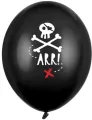 Balony Piraci Pastel Black30cm - tantis.pl
