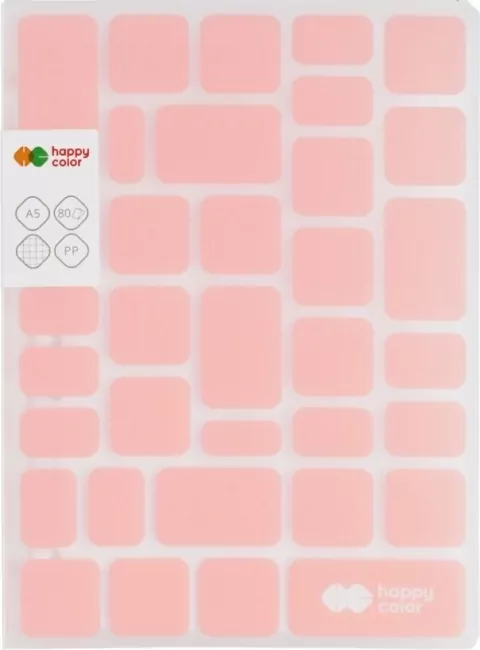 Kołobrulion A5/80K kratka Trend Pink HAPPY COLOR - tantis.pl