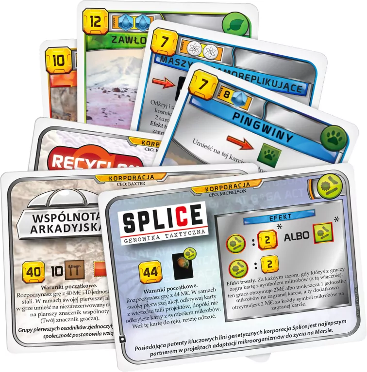 Terraformacja Marsa: Zestaw dodatkowy #1-3 (7 kart) - tantis.pl