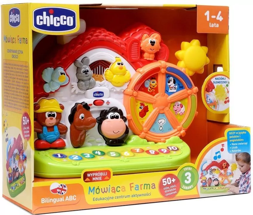 Chicco Mówiąca Farma dwujęzyczna PL/EN - tantis.pl
