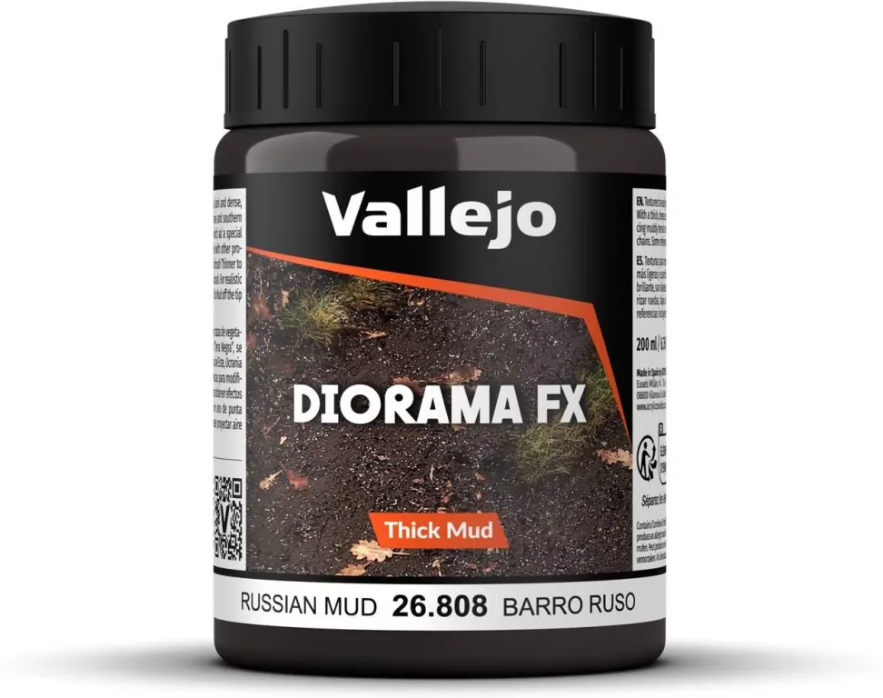 Vallejo: 26.808 - Diorama FX - Thick Mud - Russian Mud (200 ml) - tantis.pl