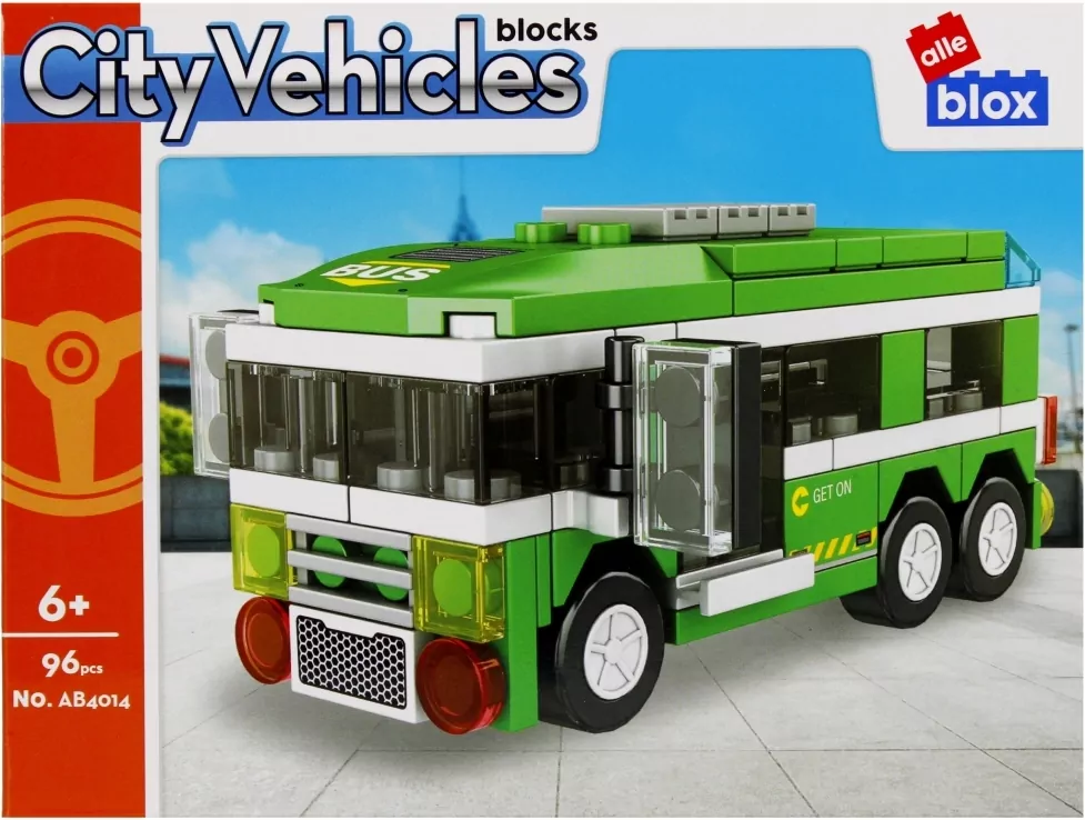 City Vehicles. Autobus. Klocki konstrukcyjne - tantis.pl