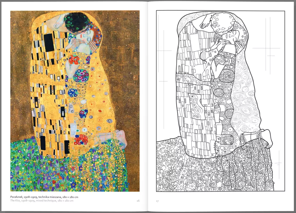 Gustav Klimt. Zeszyt do kolorowania - tantis.pl