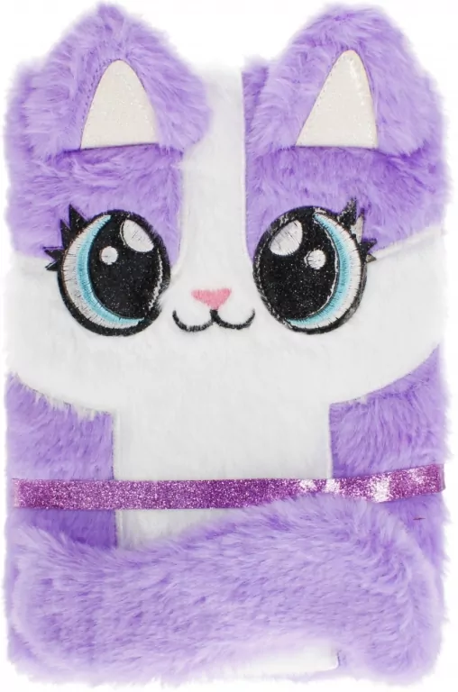 Notes pluszowy A5 Cat Big Eyes - tantis.pl