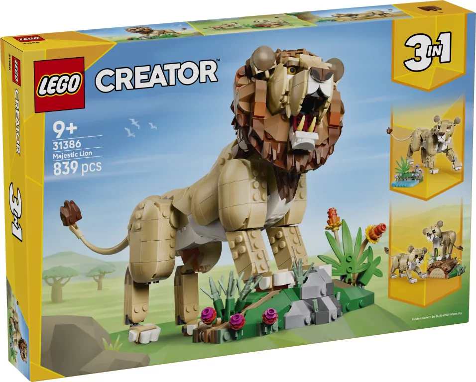 LEGO® Dzikie zwierzęta: Dumny lew 31386 - tantis.pl