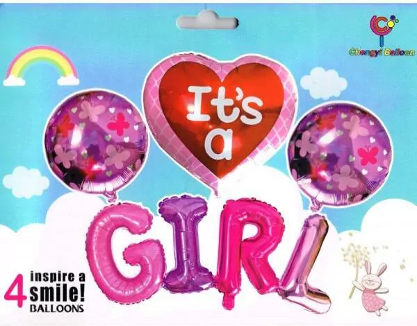 Zestaw balonów Boy / Girl. Mix wzorów - tantis.pl