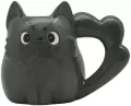 Kubek ceramiczny - Kot ciemny szary Beans&Co Cats - tantis.pl