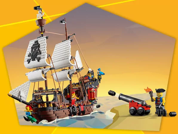 LEGO® Creator. Statek piracki. 31109 - tantis.pl