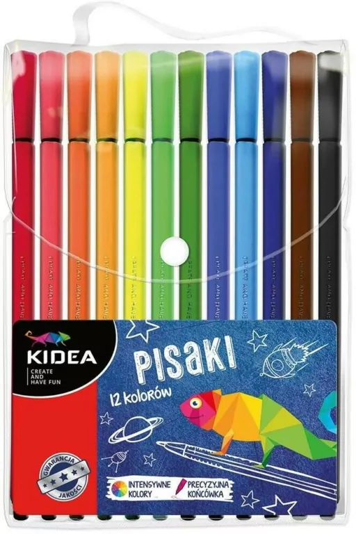 Pisaki w etui, 12 kolorów - tantis.pl