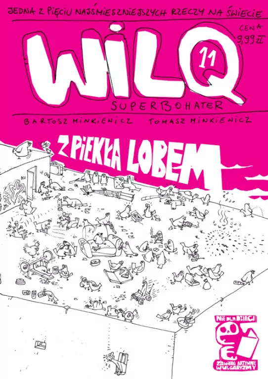 Z piekła lobem. Wilq Superbohater. Tom 11 - tantis.pl