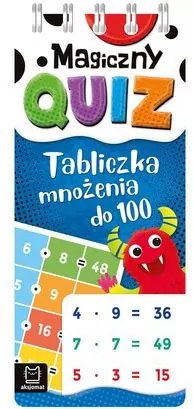 Magiczny quiz. Tabliczka mnożenia do 100. Spirala - tantis.pl
