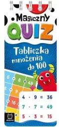 Magiczny quiz. Tabliczka mnożenia do 100. Spirala