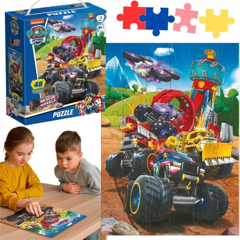 Puzzle 48 Psi Patrol Pojazdy - tantis.pl
