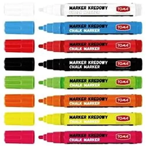 Marker kredowy. 10 kolorów - tantis.pl