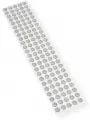 Kryształki samoprzylepne srebrne 10mm - tantis.pl
