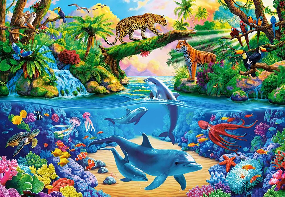 Puzzle 1000. Dzika natura. 104888 - tantis.pl