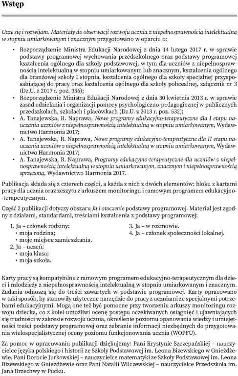 Uczę się i rozwijam. Karty pracy. Część 2 - tantis.pl