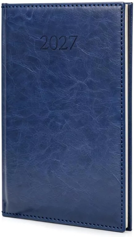 Kalendarz 2027 B5 Agenda Tygodniowy Granatowy - tantis.pl