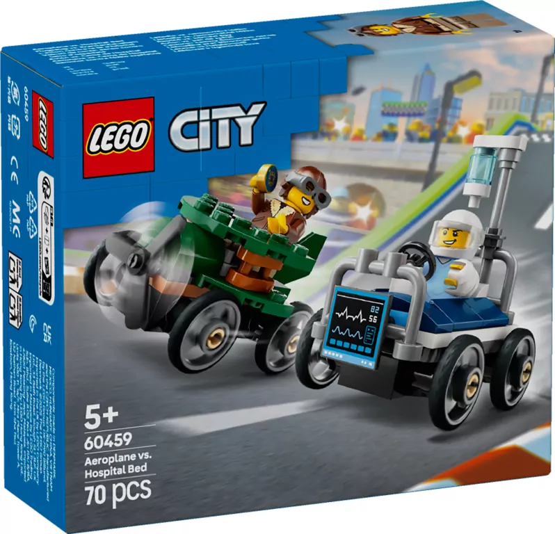 LEGO(R) CITY. Zestaw wyścigówek: samolot kontra - tantis.pl