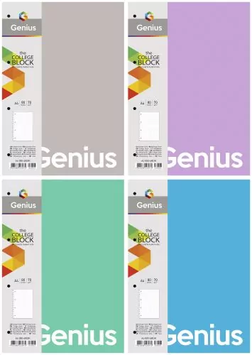 Kołozeszyt A4/80K kratka Genius 2 ASTRA - tantis.pl