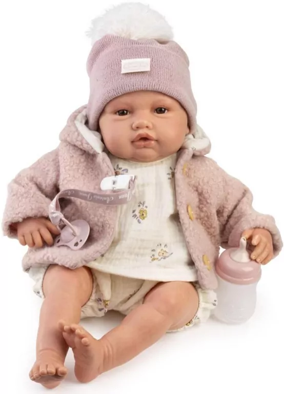 Lalka hiszpańska Reborn kolekcjonerska Baby 50cm - tantis.pl
