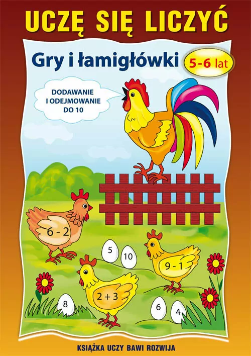 Uczę się liczyć. Łamigłówki. 5-6 lat - tantis.pl