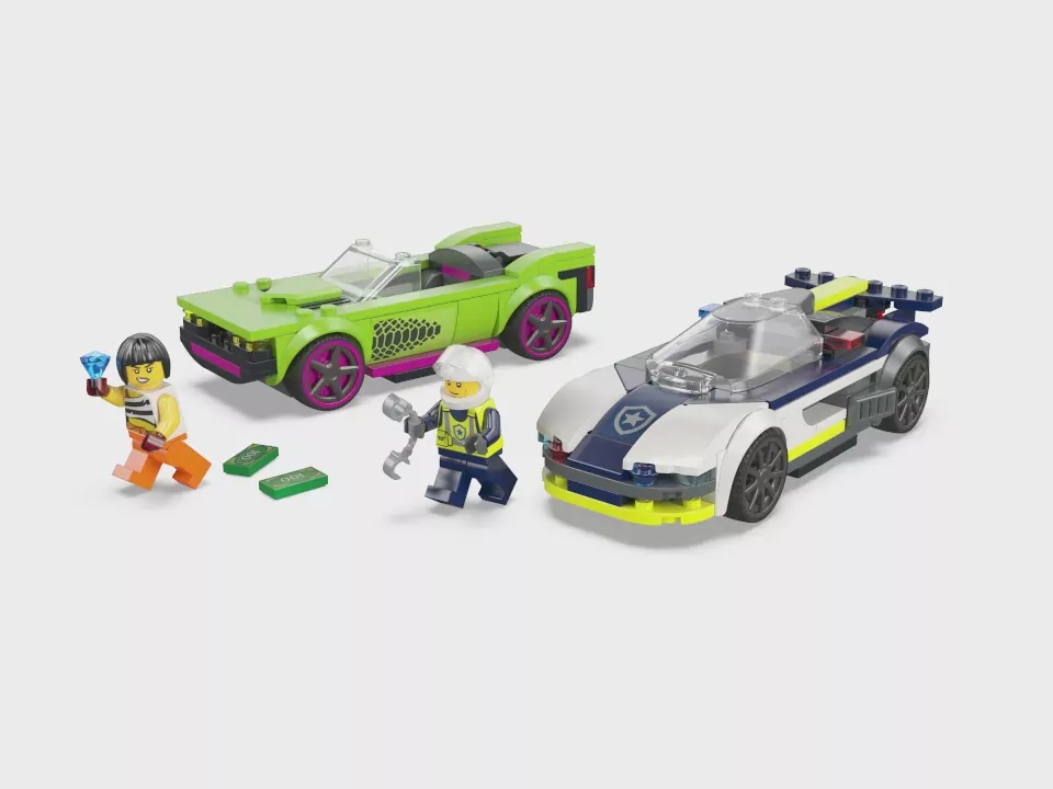 LEGO® City. Pościg radiowozu za muscle carem 60415 - tantis.pl