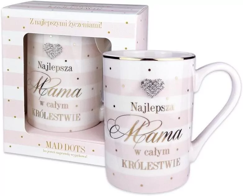 Kubek Mad Dots - Najlepsza Mama - tantis.pl