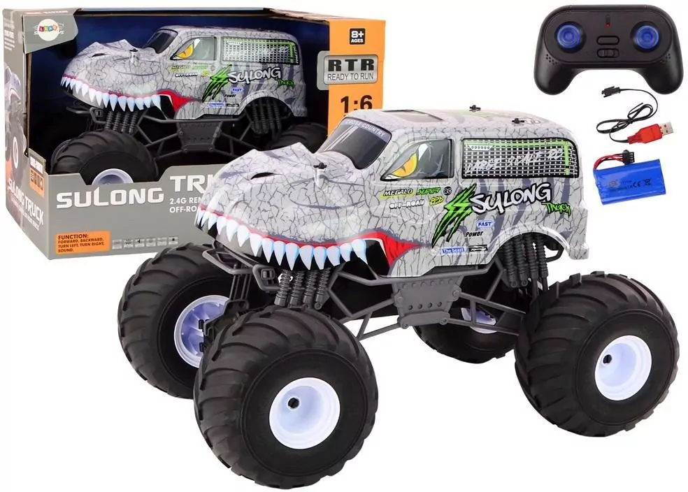 Duże auto Dinozaur terenowe 2.4G R/C 1:6 - tantis.pl