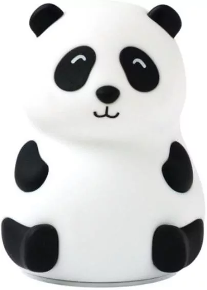 Panda lampka silikonowa, biała - tantis.pl