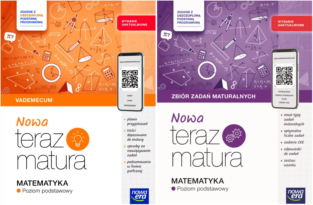 Matematyka Nowa Teraz Matura. Pakiet: Vademecum/ Zbiór zadań. Poziom podstawowy - tantis.pl