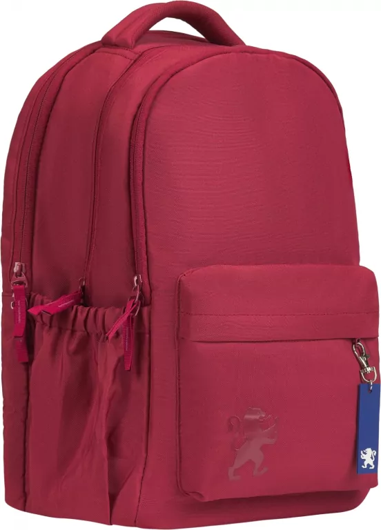 Plecak szkolny żurawinowy OXFORD - tantis.pl