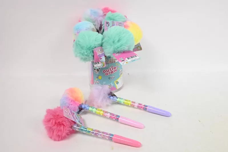 Długopis z pomponem mix CUTIE CREW - tantis.pl