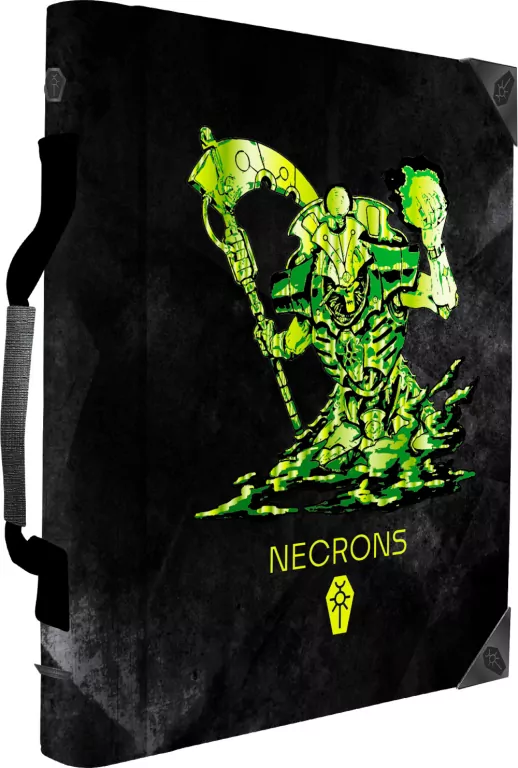 Ultra-Pro: Necron Codex Aligned - Codex Book Folio - Debossed & Printed - tantis.pl
