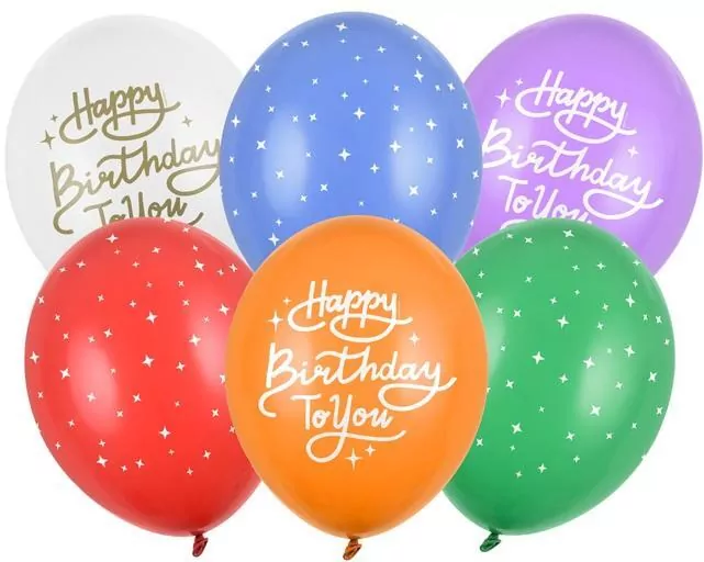 Balony Happy Birthday To You 30cm - tantis.pl