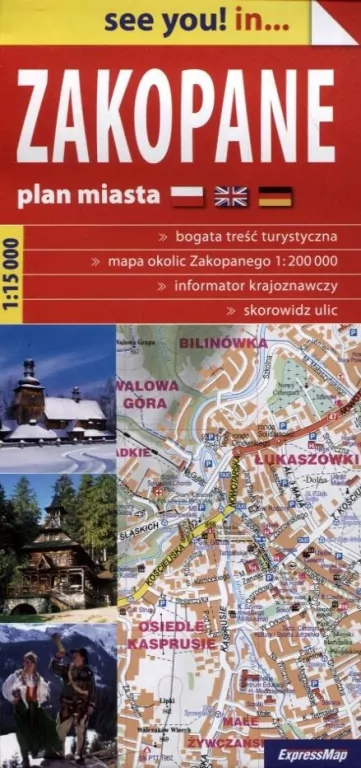 See you! in...Zakopane. Plan miasta 1:15 000 - tantis.pl