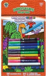 Książeczka z magicznymi mazakami Dinozaury