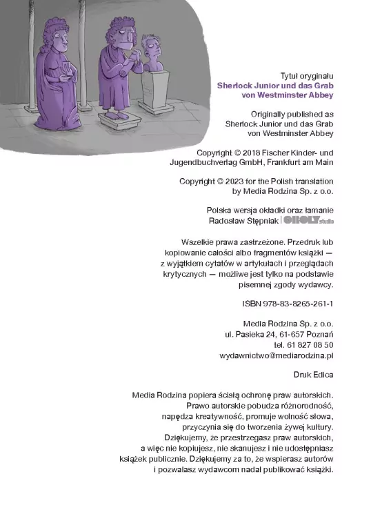 Sherlock Junior i grób w Westminster Abbey. Tom 3 - tantis.pl