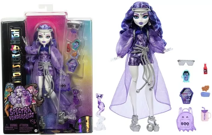 Monster High Lalka Spectra Vondergeist HXH77 MATTEL - tantis.pl