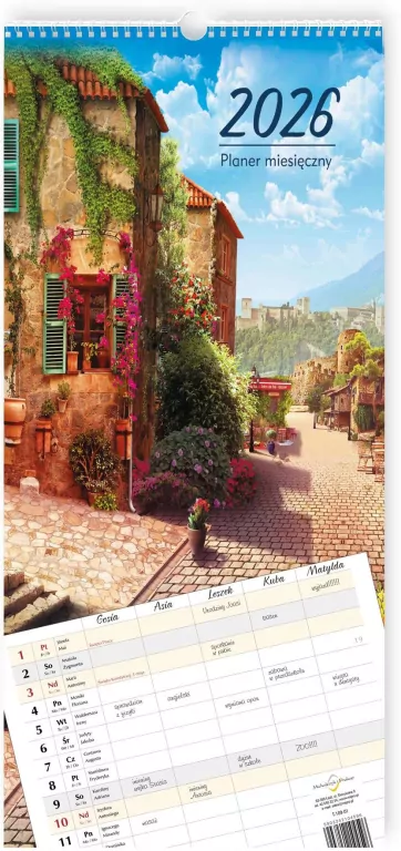 Planer 2026 miesięczny - tantis.pl