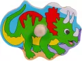 Dinozaury. Układanka drewniana - tantis.pl